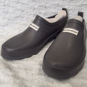 Smith & Hawken Outdoor Charcoal Grey Clogs 9